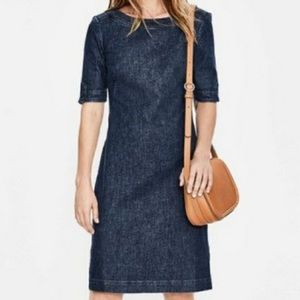 Boden Rhea Denim Dress Chambray Blue Size 4R 4 Regular